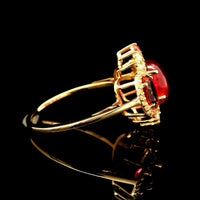 2.69 Ct Oval Tourmaline 14K Gold Ring