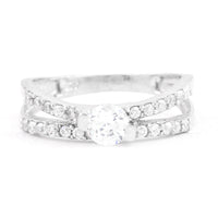 2.63 Ct Cubic Zirconia 925 Sterling Silver Ring