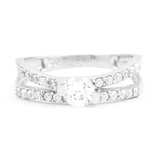 2.63 Ct Cubic Zirconia 925 Sterling Silver Ring