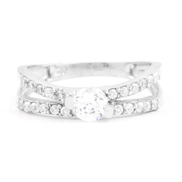 2.63 Ct Cubic Zirconia 925 Sterling Silver Ring