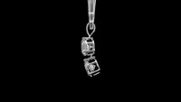 3.21 Ct Round Lab Grown Diamond 14K Gold Pendant
