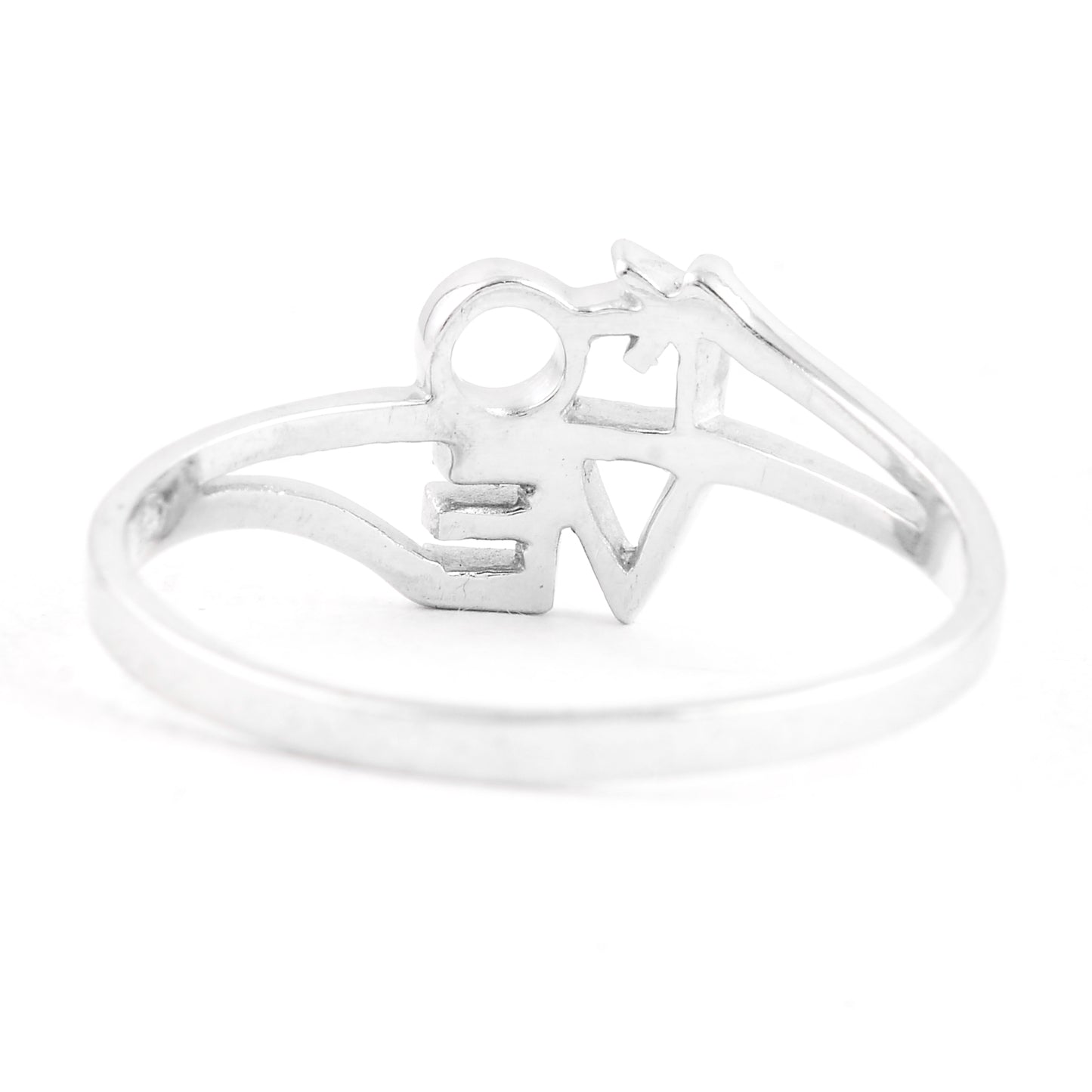0.00 Ct Plain 925 Sterling Silver Ring