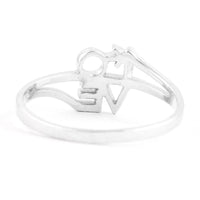 0.00 Ct Plain 925 Sterling Silver Ring