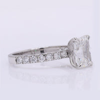 2.49 Carats Lab Grown Diamond 950 Platinum Ring