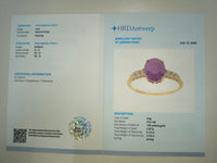 2.69 Ct Oval Natural Ruby 14K Gold Ring