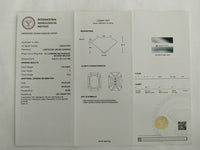 2.49 Carats Lab Grown Diamond 950 Platinum Ring