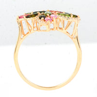 1.20 Ct Marquise Tourmaline 14K Gold Ring