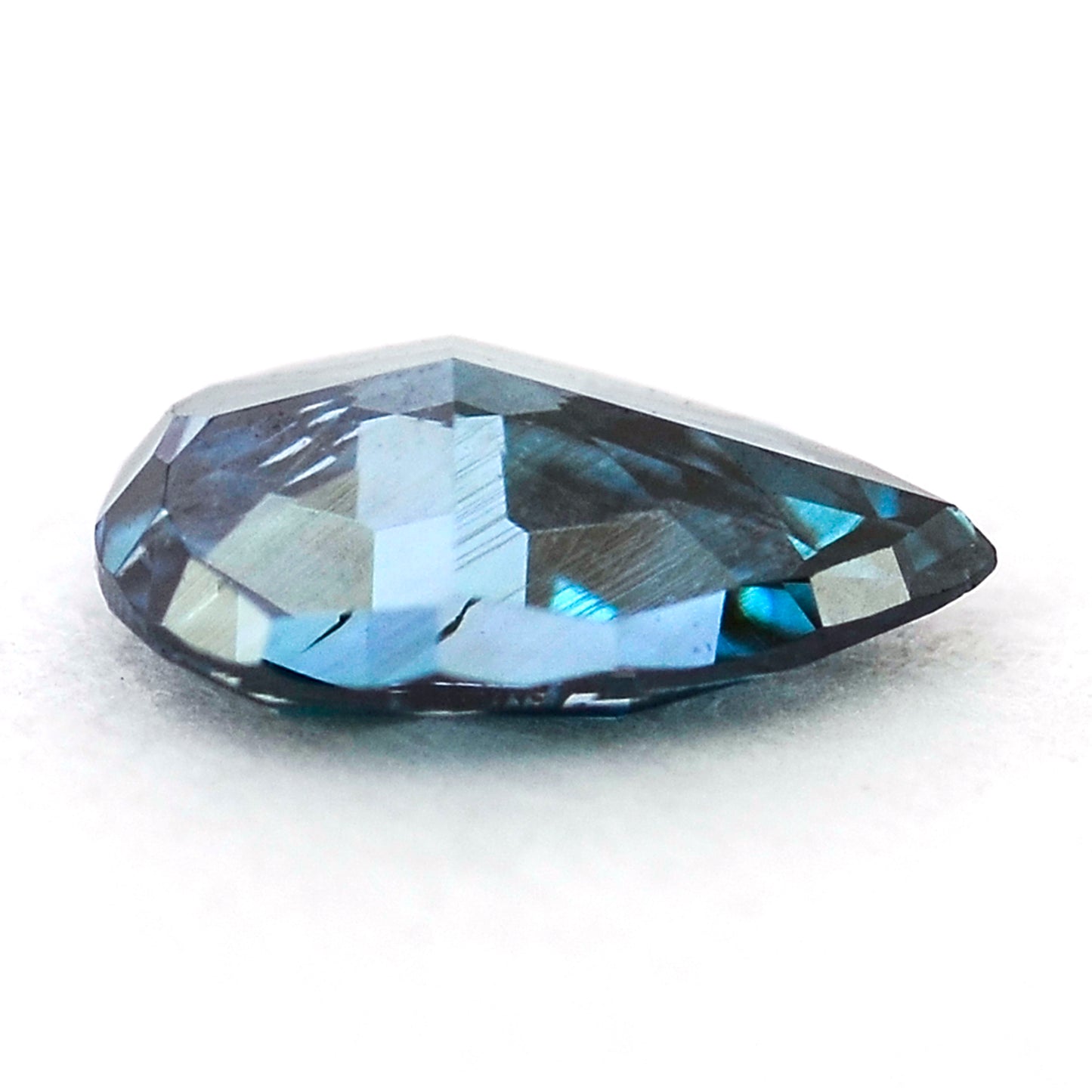 0.28 Blue Diamond Pear Loose Diamond
