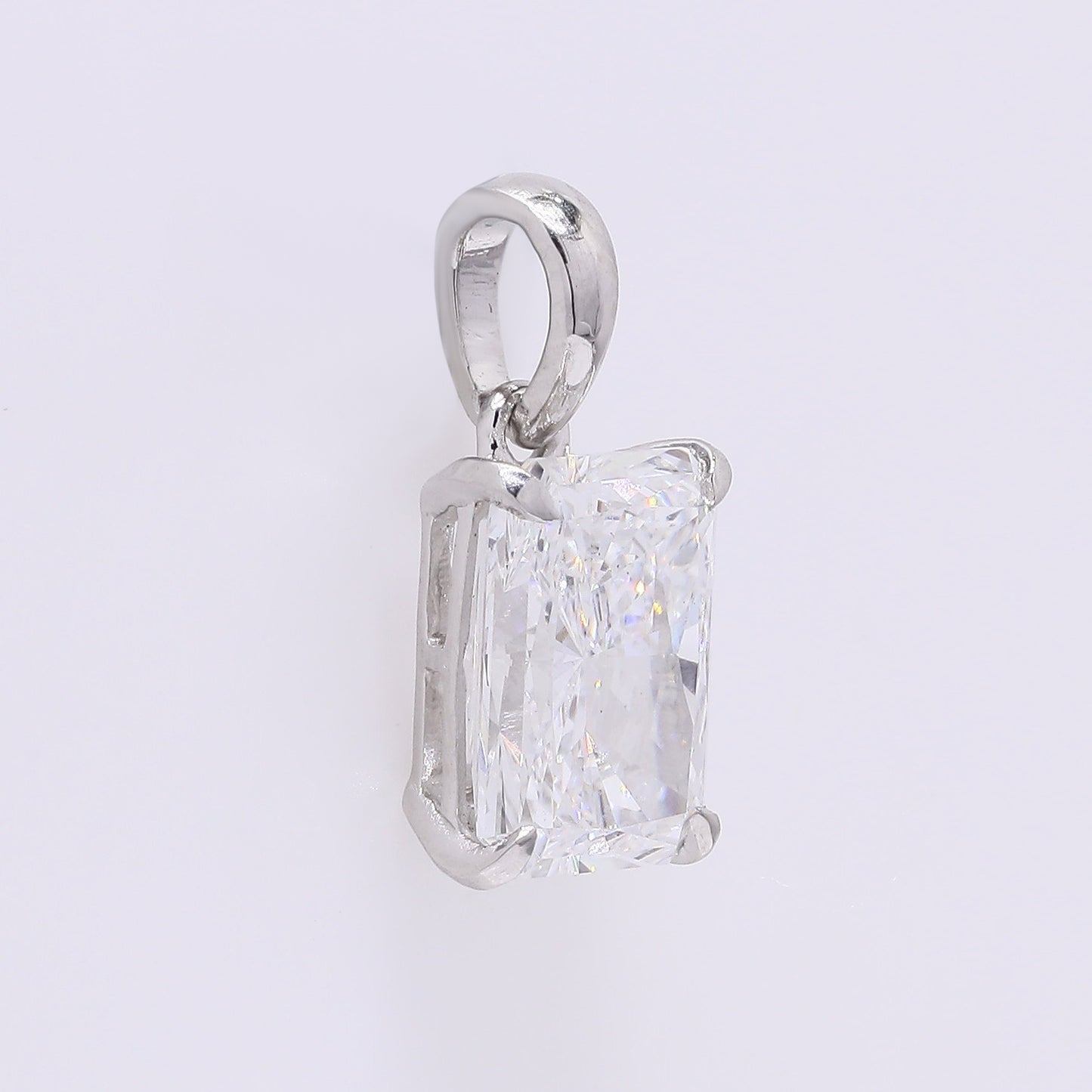 1.94 Carats Lab Grown Diamond 950 Platinum Pendant