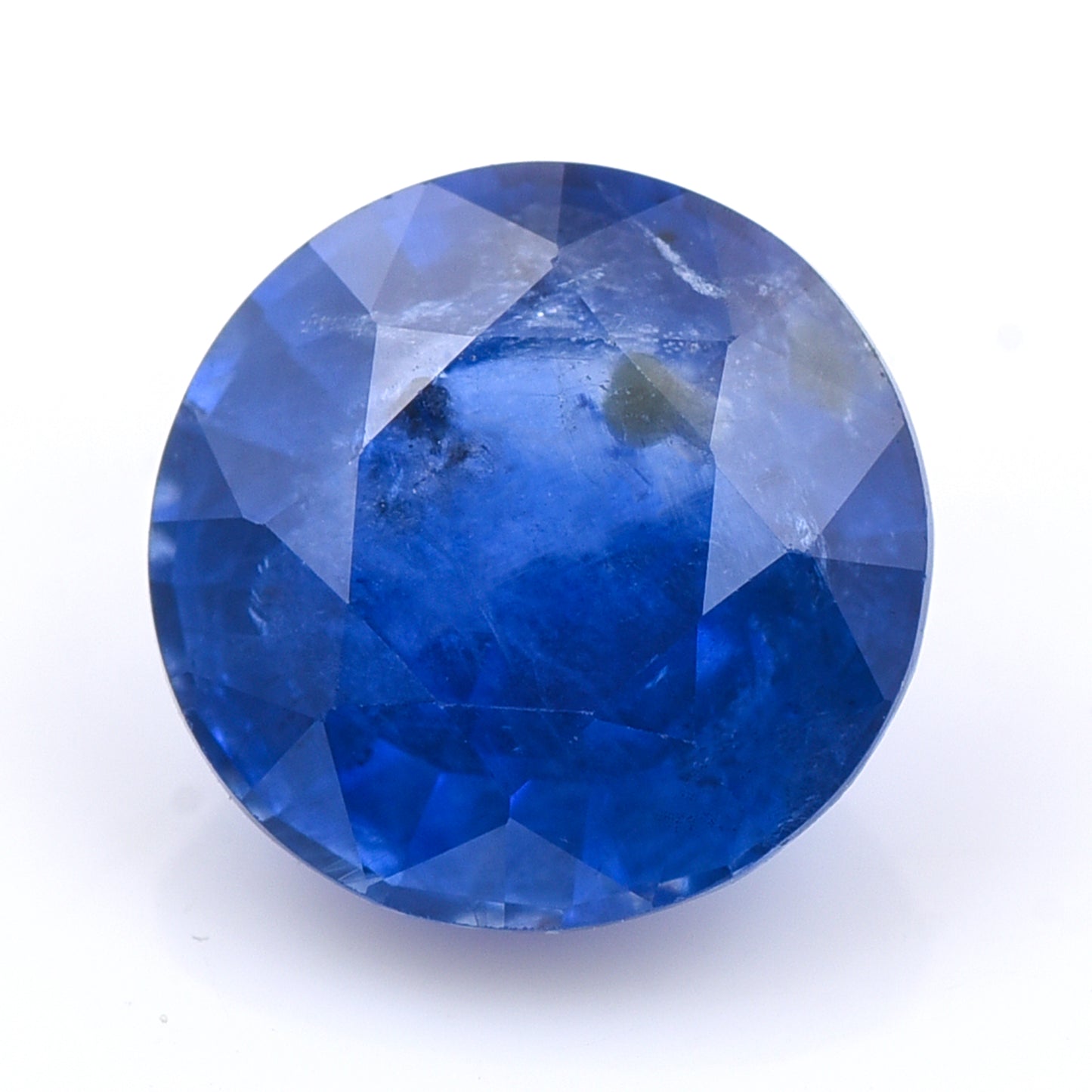 3.29 Natural Corundum Sapphire Round Mixed Cut Gemstone