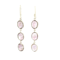 10.35 Ct Amethyst 925 Sterling Silver Earrings