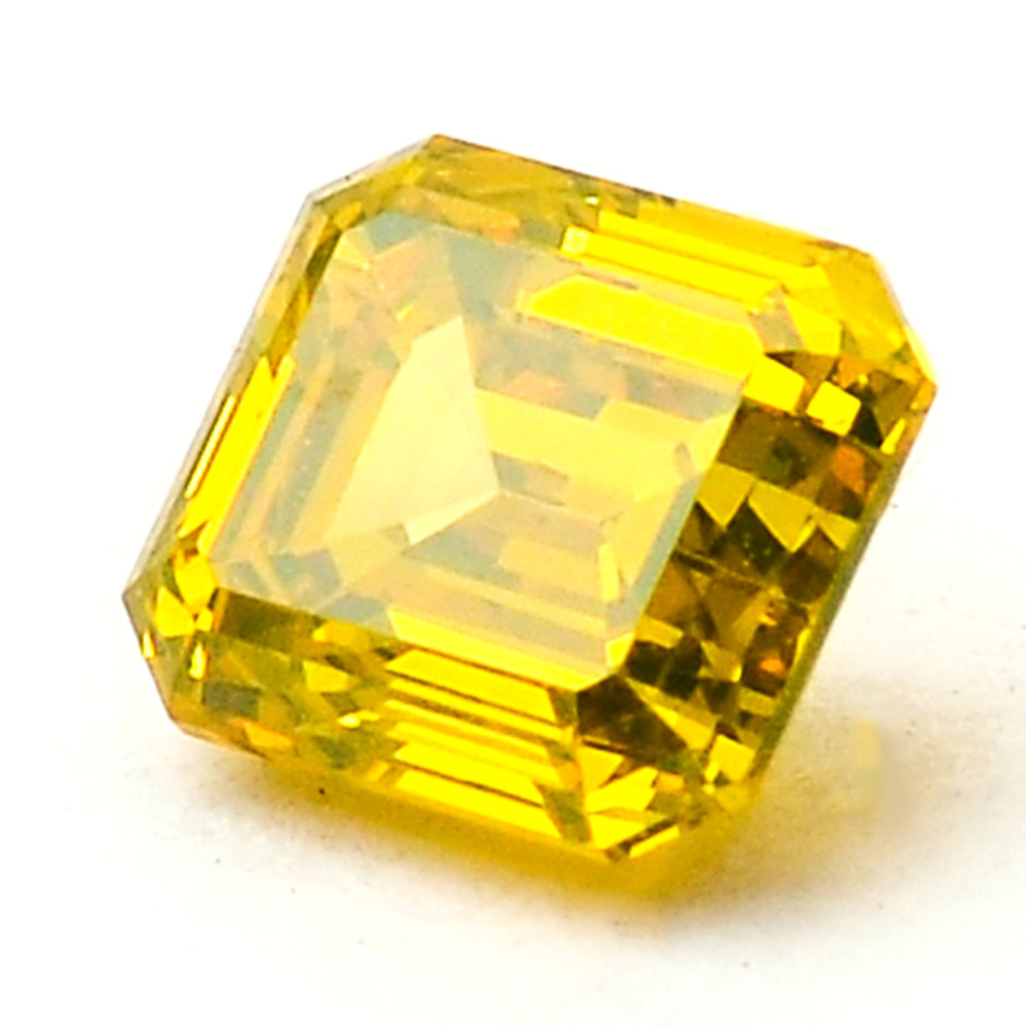 0.26 Yellow Diamond Octagon Loose Diamond