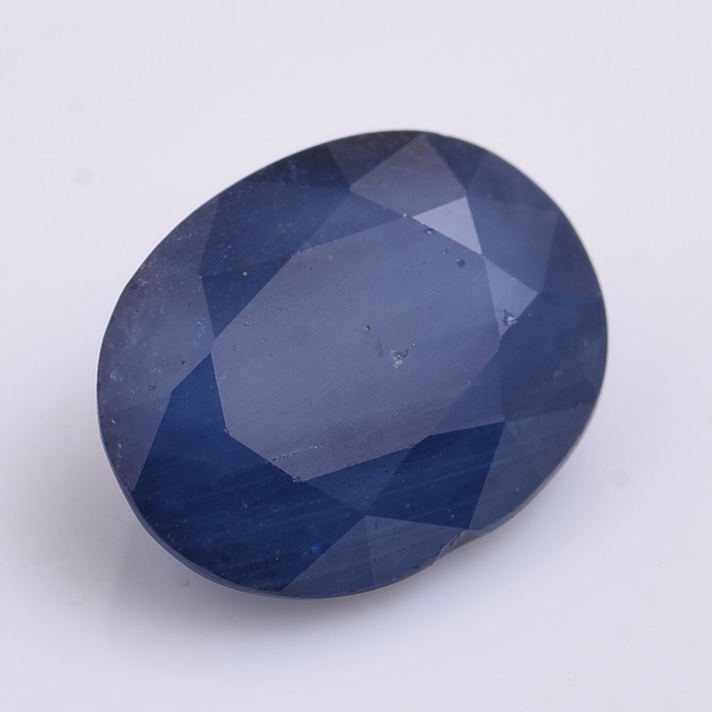 3.17 Natural Corundum Sapphire Oval Mixed Cut Gemstone