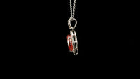 2.64 Carats Pink Lab Grown Diamond 14K Gold Pendant