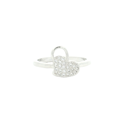 1.02 Ct Cubic Zirconia 925 Sterling Silver Ring