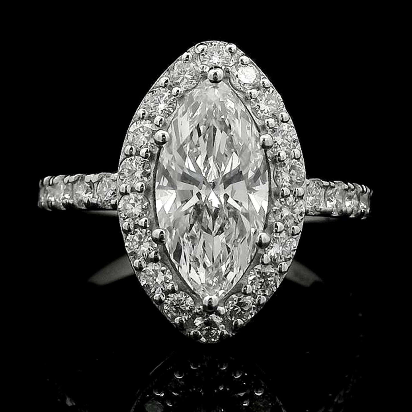 2.24 Carats Lab Grown Diamond 14K Gold Ring