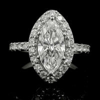 2.24 Carats Lab Grown Diamond 14K Gold Ring