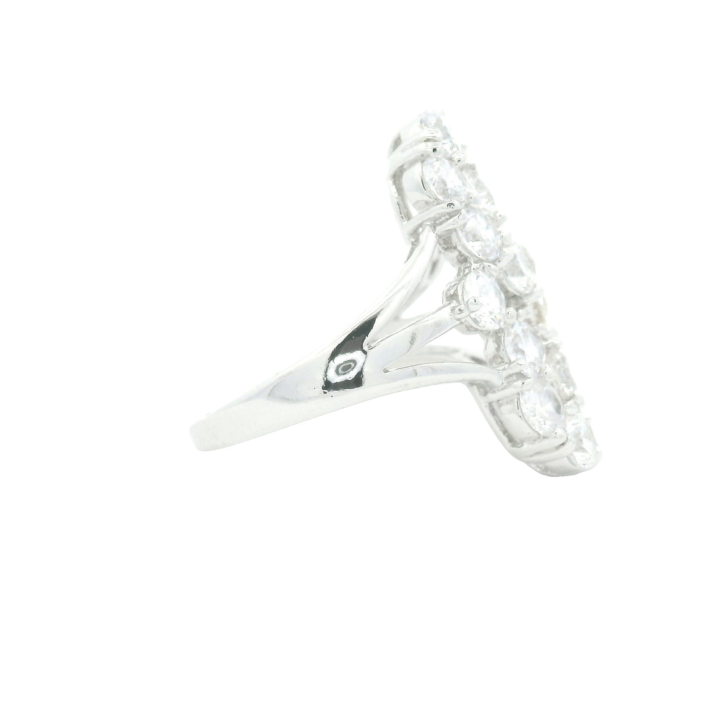 10.35 Ct Cubic Zirconia 925 Sterling Silver Ring