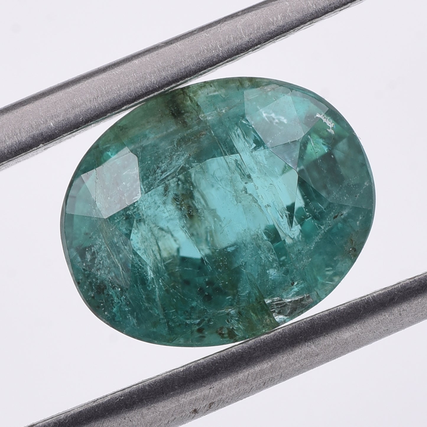 2.68 Natural Beryl Emerald Oval Mixed Cut Gemstone