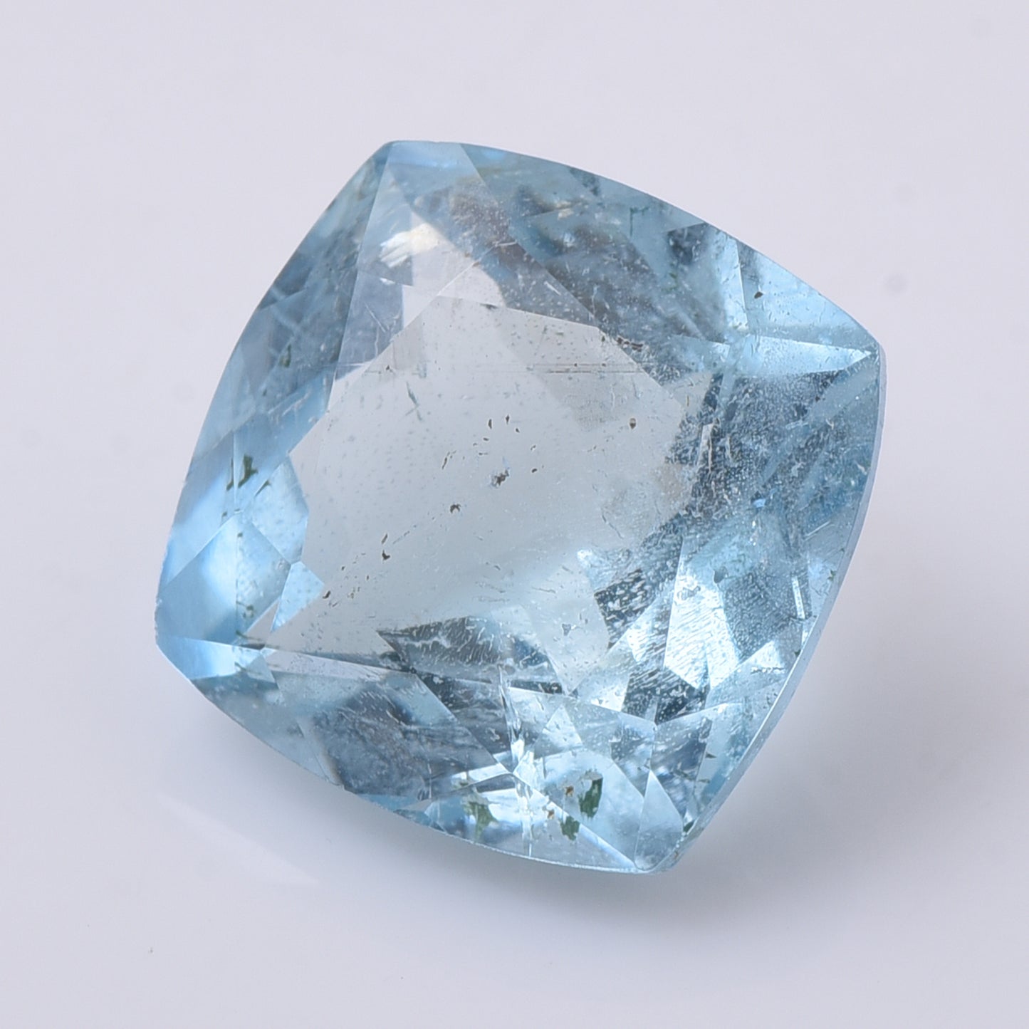 4.04 Natural Beryl Aquamarine Cushion Mixed Cut Gemstone