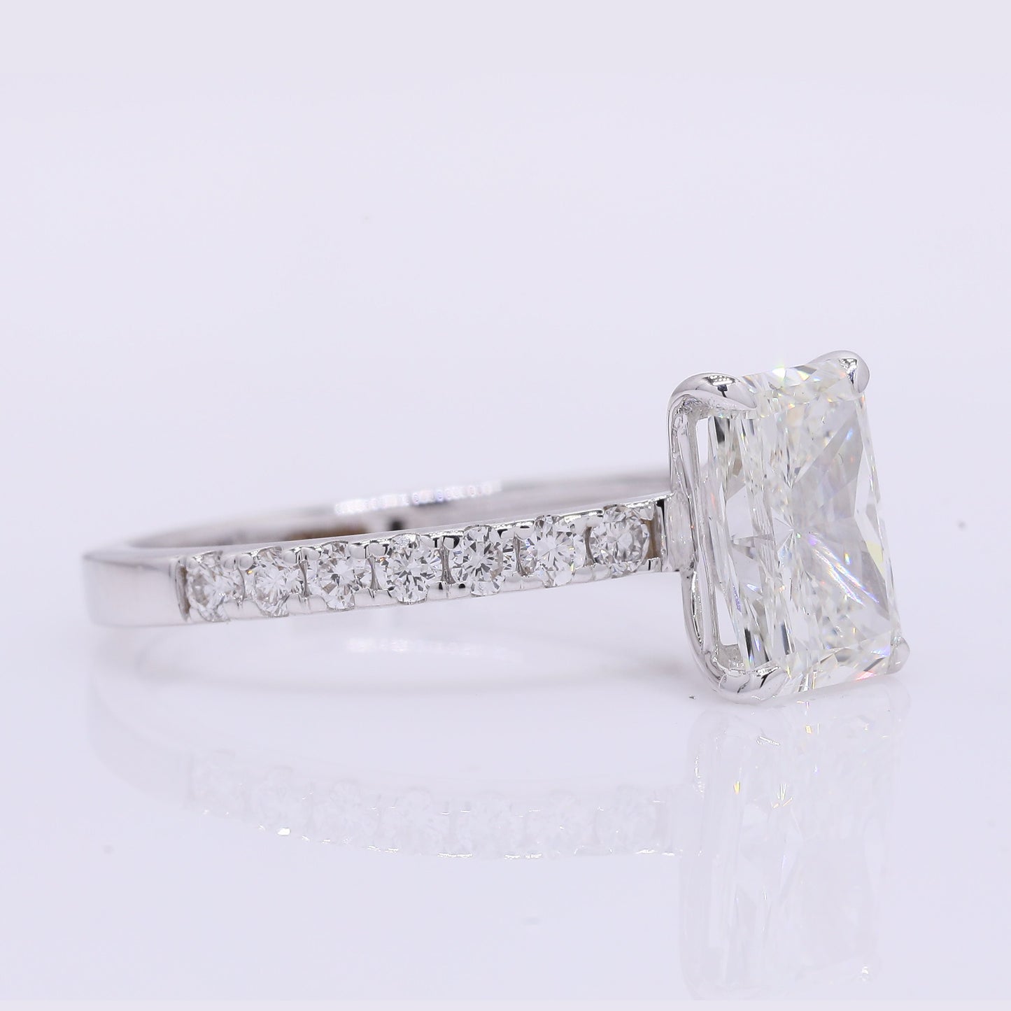 2.18 Carats Lab Grown Diamond 14K Gold Ring