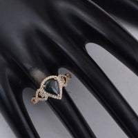 1.84 Ct Pear Tourmaline 9K Gold Ring