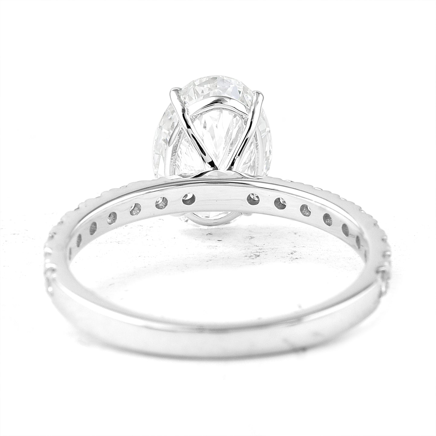 2.52 Carats Lab Grown Diamond 14K Gold Ring