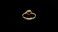 2.12 Ct Heart Mixed Cut Natural Garnet 14K Gold Ring