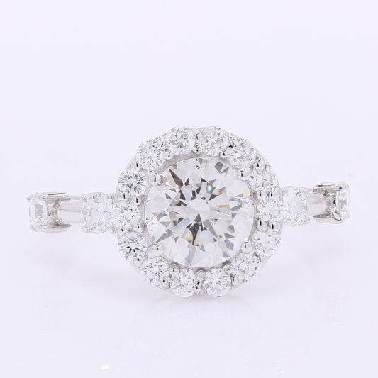 2.12 Carats Lab Grown Diamond 14K Gold Ring