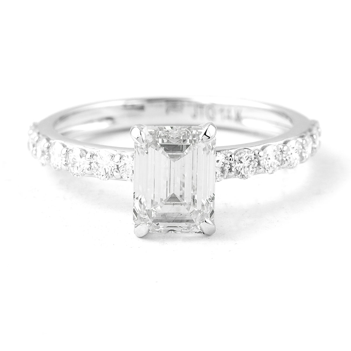 2.17 Carats Lab Grown Diamond 14K Gold Ring
