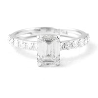2.17 Carats Lab Grown Diamond 14K Gold Ring