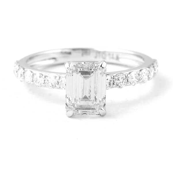 2.17 Carats Lab Grown Diamond 14K Gold Ring