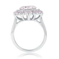 4.71 Ct Round Moissanite 925 Sterling Silver Ring