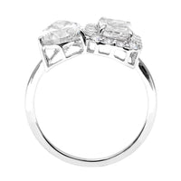 3.41 Carats Lab Grown Diamond 14K Gold Ring