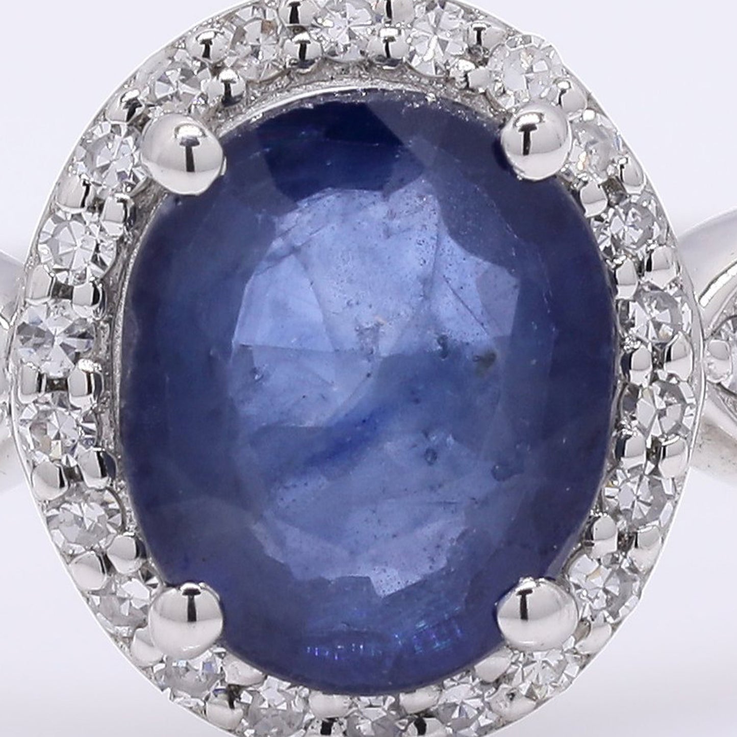 1.16 Ct Oval Mixed Cut Natural Sapphire 950 Platinum Ring