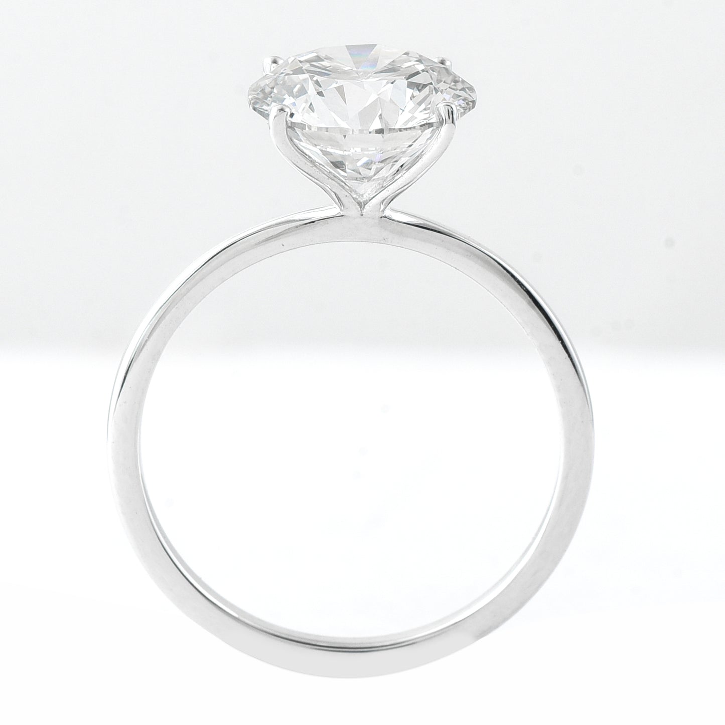3.06 Carats Lab Grown Diamond 14K Gold Ring