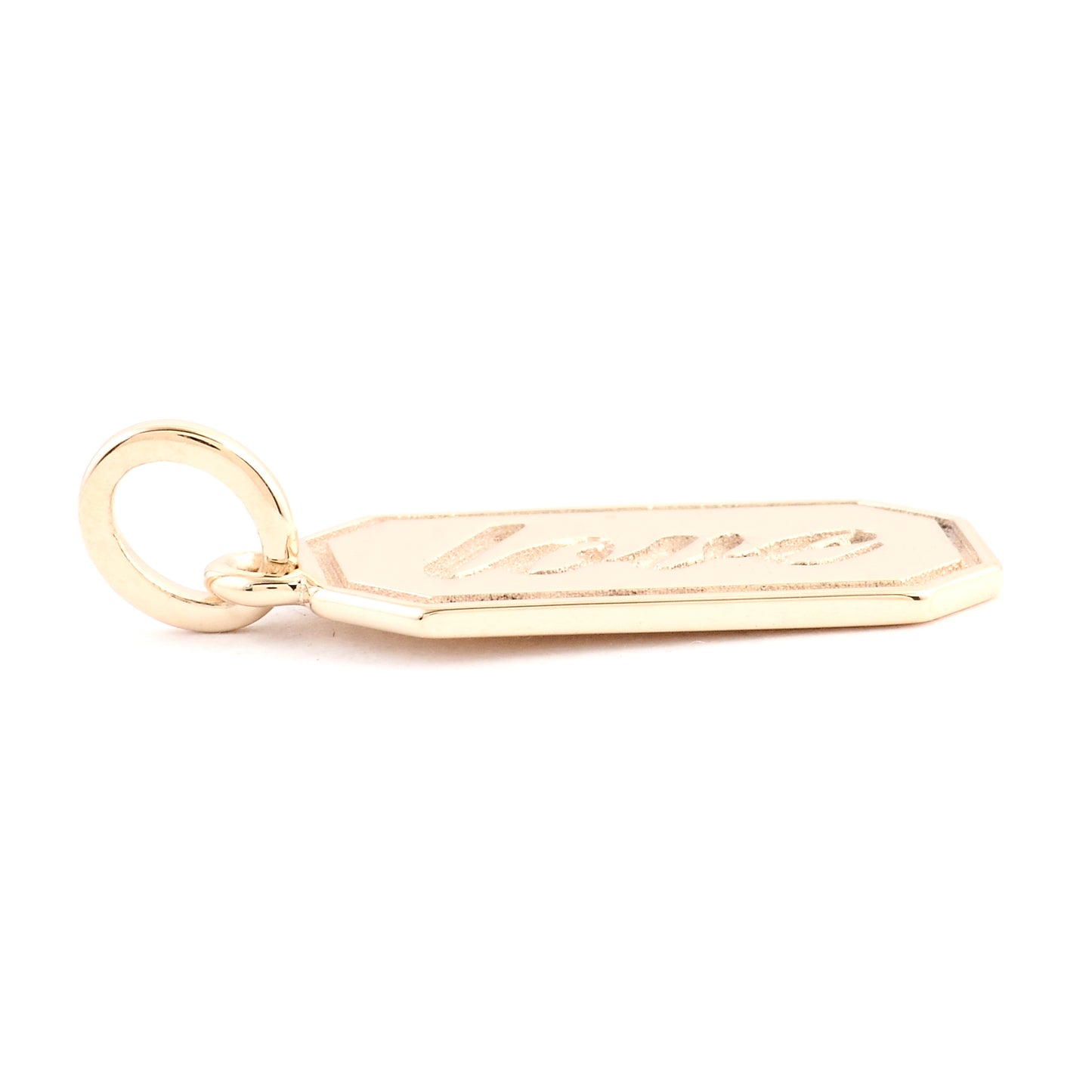 10K Gold Plain Pendant
