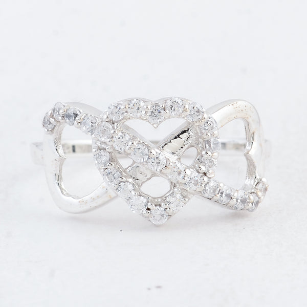 0.81 Ct Round Cubic Zirconia 925 Sterling Silver Ring