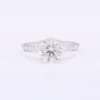 2.31 Carats Lab Grown Diamond 14K Gold Ring