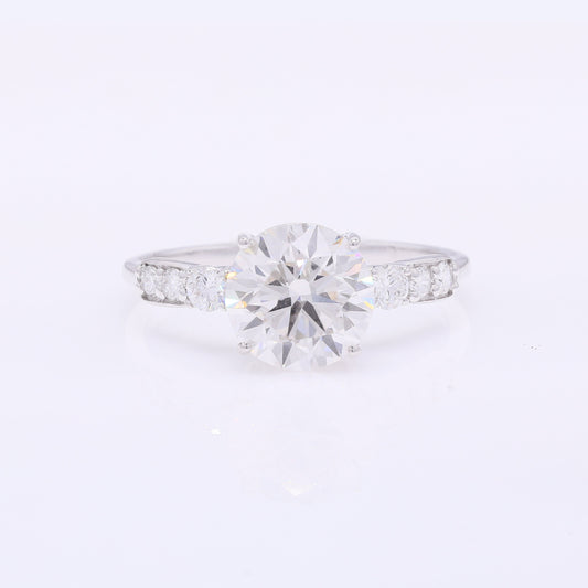2.31 Carats Lab Grown Diamond 14K Gold Ring