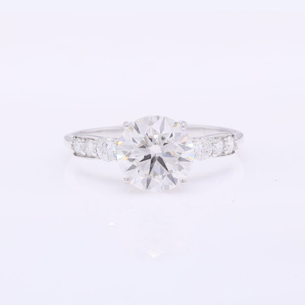 2.31 Carats Lab Grown Diamond 14K Gold Ring