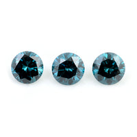0.55 Blue Diamond Round Loose Gemstone