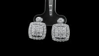 2.09 Carats Lab Grown Diamond 14K Gold Earrings