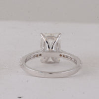 3.48 Carats Lab Grown Diamond 14K Gold Ring