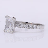 2.31 Carats Lab Grown Diamond 950 Platinum Ring