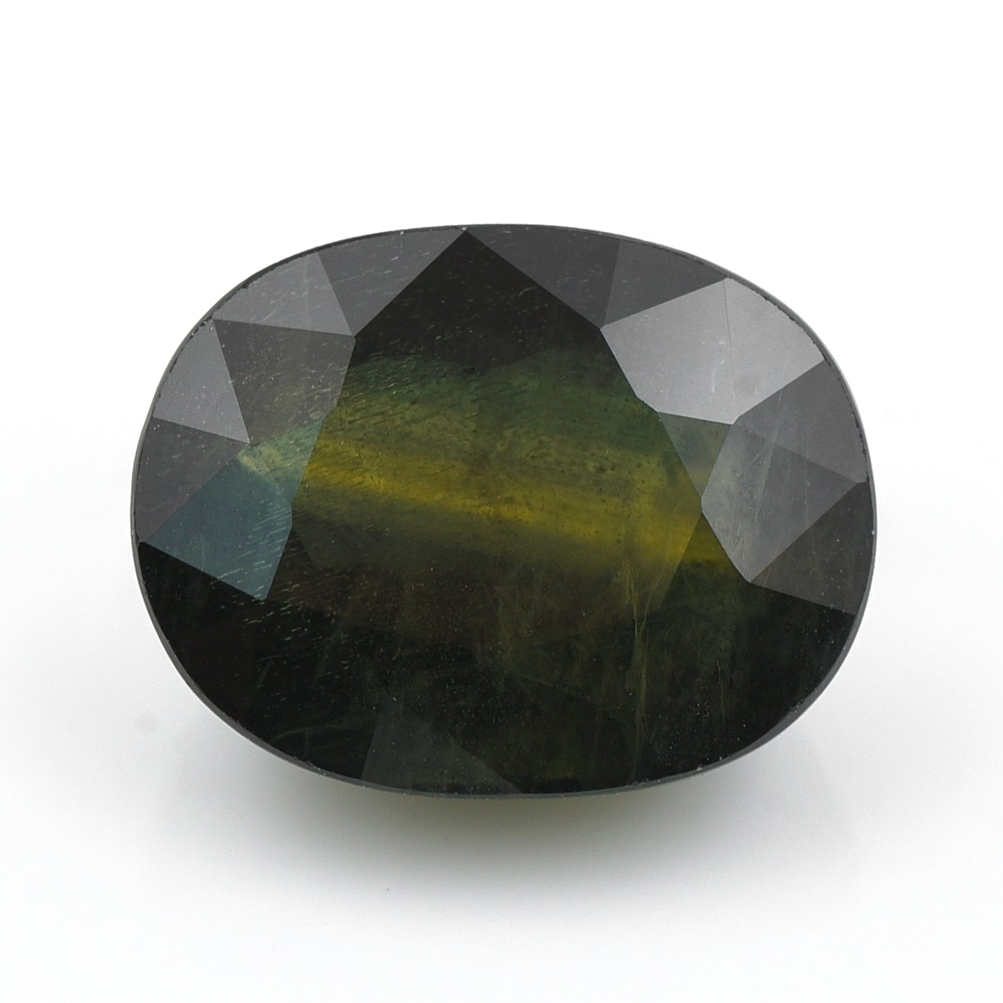9.73 Natural Corundum Green Sapphire Rectangular Cushion Mixed Cut Gemstone