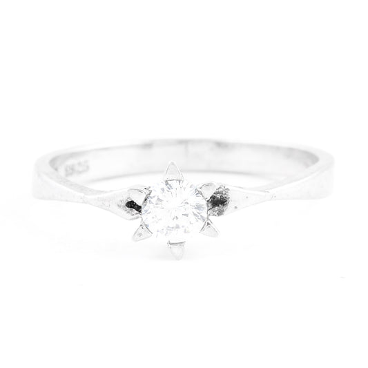0.39 Ct Cubic Zirconia 925 Sterling Silver Ring