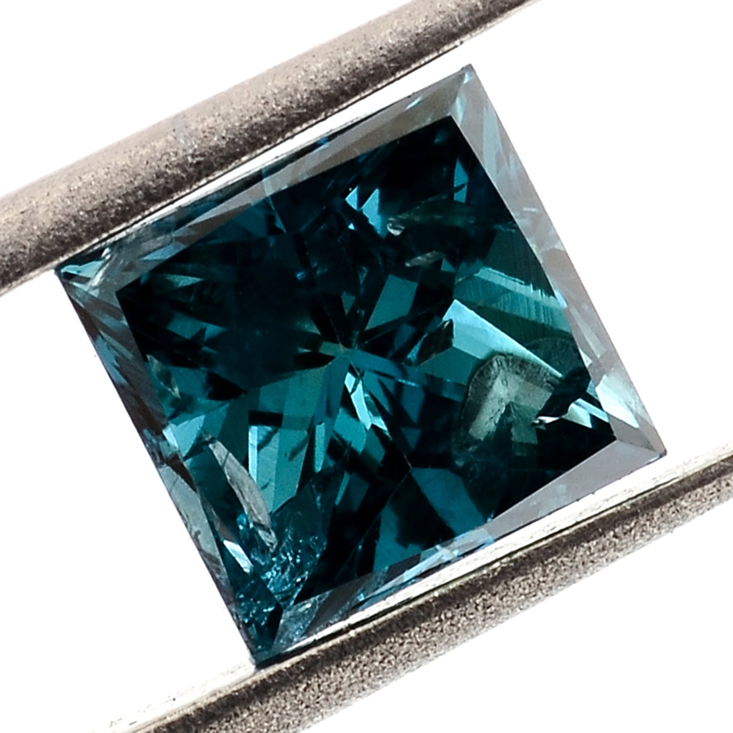 0.50 Blue Diamond Sqaure Loose Gemstone