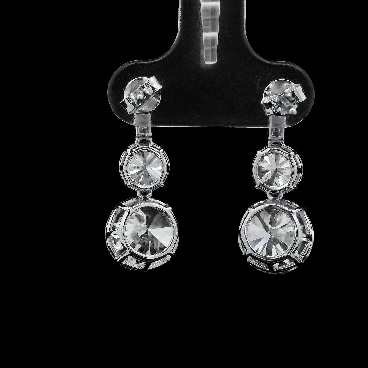 8.43 Ct Round Lab Grown Diamond 14K Gold Earrings