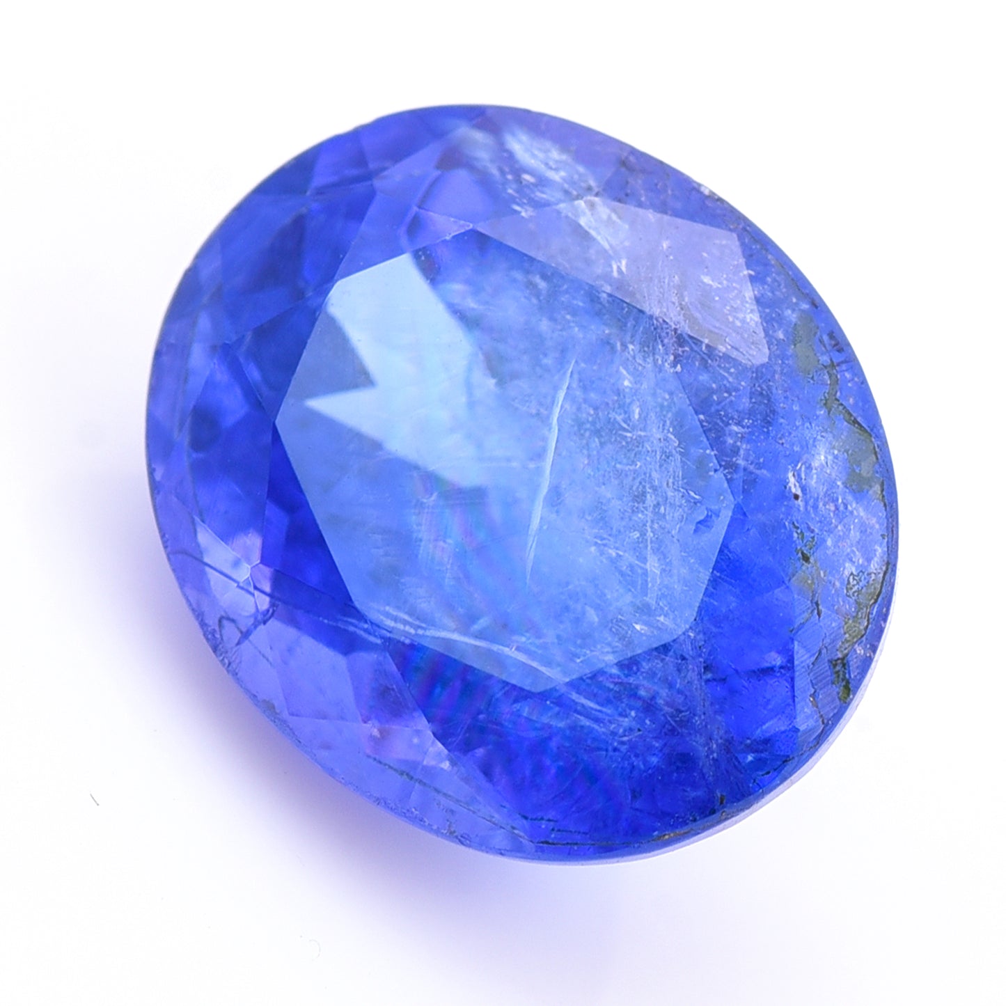 5.93 Natural Zoisite Tanzanite Oval Mixed Cut Gemstone